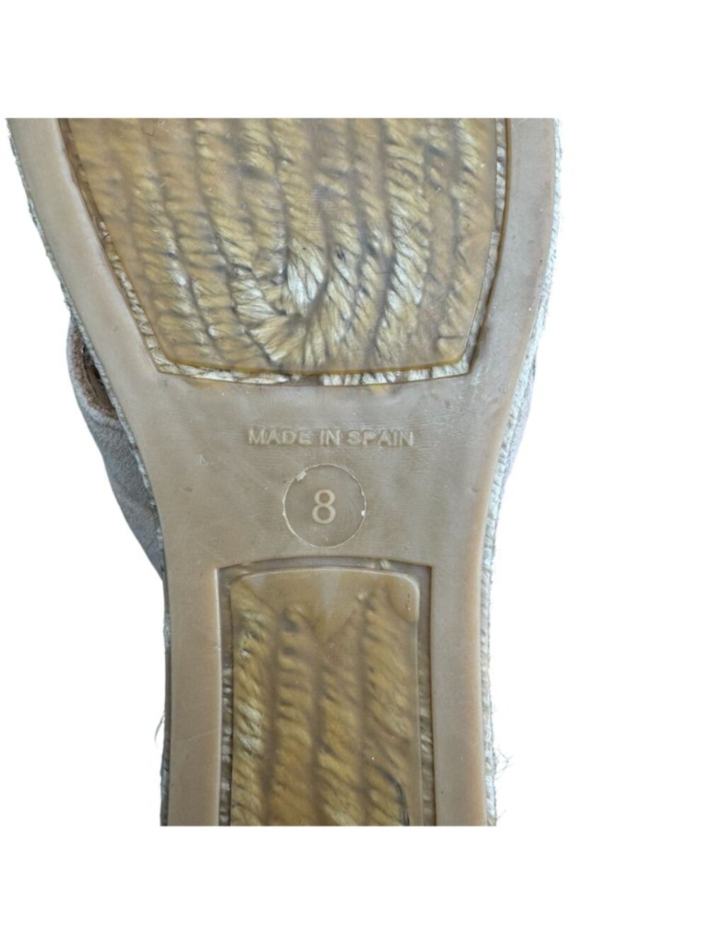 Bruno Magli Eva Espadrille Wedge Slide Sandal Women's Sand Suede, Size 8 NWOB - Picture 10 of 10